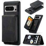For Google Pixel 8 Pro JEEHOOD Magnetic Zipper Wallet Phone Leather Case(Black)