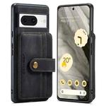 For Google Pixel 8 JEEHOOD RFID Blocking Anti-Theft Magnetic PU Phone Case(Black)