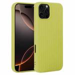 For iPhone 16 Pro Weave Texture Silicone Phone Case(Green)