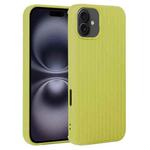 For iPhone 16 Weave Texture Silicone Phone Case(Green)