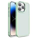 For iPhone 15 Pro Shield Skin Feel PC + TPU Phone Case(Matcha Green)