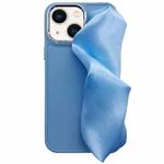 For iPhone 14 2 in 1 Electroplating Wristband Phone Case(Sky Blue)