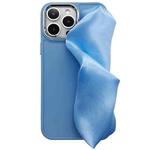 For iPhone 14 Pro Max 2 in 1 Electroplating Wristband Phone Case(Sky Blue)