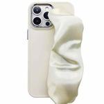 For iPhone 12 Pro 2 in 1 Electroplating Wristband Phone Case(White)