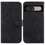 For Google Pixel 7 5G Double 8-shaped Embossed Leather Phone Case(Black)