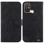 For ZTE Blade A52 Double 8-shaped Embossed Leather Phone Case(Black)