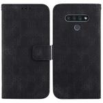 For LG Stylo 6 / K71 Double 8-shaped Embossed Leather Phone Case(Black)