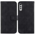 For LG Velvet 4G / 5G / G9 Double 8-shaped Embossed Leather Phone Case(Black)