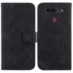 For LG K41S / K51S Double 8-shaped Embossed Leather Phone Case(Black)