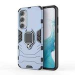 For Samsung Galaxy A35 5G PC + TPU Shockproof Protective Phone Case with Magnetic Ring Holder(Navy Blue)