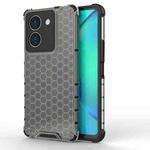 For vivo Y36 4G Global  Honeycomb Phone Case(Black)