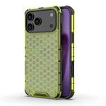 For iPhone 17 Pro Max Honeycomb Shockproof Phone Case(Green)