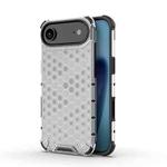 For iPhone 17 Air Honeycomb Shockproof Phone Case(White)