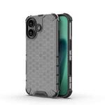 For iPhone 17 Honeycomb Shockproof Phone Case(Black)
