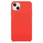 Solid Silicone Phone Case For iPhone 15(Red)