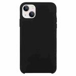 Solid Silicone Phone Case For iPhone 15(Black)