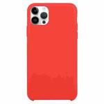 Solid Silicone Phone Case For iPhone 15 Pro(Red)