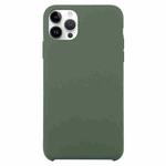 Solid Silicone Phone Case For iPhone 15 Pro Max(Dark Green)