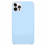 For iPhone 16 Pro Max Solid Silicone Phone Case(Light Blue)