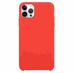 For iPhone 16 Pro Max Solid Silicone Phone Case(Red)