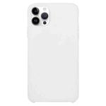 For iPhone 16 Pro Solid Silicone Phone Case(White)