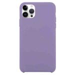 For iPhone 16 Pro Solid Silicone Phone Case(Purple)