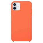 For iPhone 16 Plus Solid Silicone Phone Case(Orange)