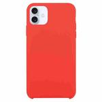 For iPhone 16 Plus Solid Silicone Phone Case(Red)