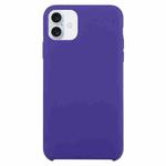 For iPhone 16 Plus Solid Silicone Phone Case(Dark Purple)