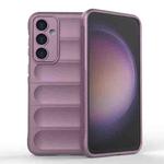 For Samsung Galaxy S23 FE 5G Magic Shield TPU + Flannel Phone Case(Purple)