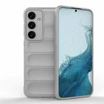 For Samsung Galaxy S24+ 5G Magic Shield TPU + Flannel Phone Case(Grey)