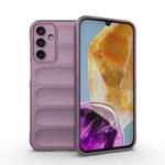For Samsung Galaxy M15 5G Global Magic Shield TPU + Flannel Phone Case(Purple)
