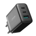 JOYRO0M JR-TCF10 32W Dual USB-C/Type-C+USB Fast Charger, Plug:EU Plug(Black)