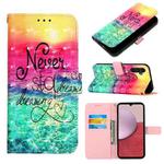 For Samsung Galaxy A25 5G / A24 3D Painting Horizontal Flip Leather Phone Case(Chasing Dreams)