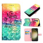 For Samsung Galaxy S24 Ultra 5G 3D Painting Horizontal Flip Leather Phone Case(Chasing Dreams)