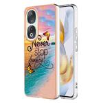 For Honor 90 5G Electroplating IMD TPU Phone Case(Dream Butterfly)