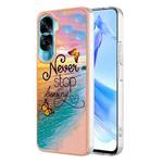 For Honor 90 Lite 5G Electroplating IMD TPU Phone Case(Dream Butterfly)