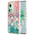 For OPPO Reno11 5G Global Electroplating IMD TPU Phone Case(Colorful Scales)