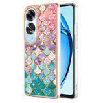 For OPPO A60 Electroplating IMD TPU Phone Case(Colorful Scales)