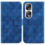 For Honor X5 Double 8-shaped Embossed Leather Phone Case(Blue)