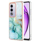 For OPPO A80 5G / A3 Pro Global Electroplating Marble Dual-side IMD Phone Case(Green 003)