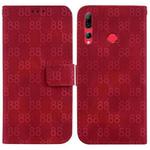 For Huawei P Smart Z / Y9 Prime 2019 Double 8-shaped Embossed Leather Phone Case(Red)