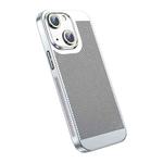 For iPhone 14 Plus Ice Sense Heat Dissipation Electroplating PC Phone Case(Silver)