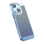 For iPhone 14 Ice Sense Heat Dissipation Electroplating PC Phone Case(Blue)