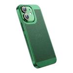 For iPhone 12 Ice Sense Heat Dissipation Electroplating PC Phone Case(Green)