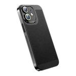 For iPhone 12 Ice Sense Heat Dissipation Electroplating PC Phone Case(Black)