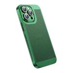 For iPhone 12 Pro Ice Sense Heat Dissipation Electroplating PC Phone Case(Green)