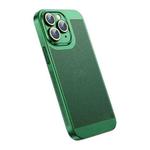 For iPhone 11 Pro Max Ice Sense Heat Dissipation Electroplating PC Phone Case(Green)