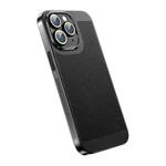 For iPhone 11 Pro Max Ice Sense Heat Dissipation Electroplating PC Phone Case(Black)