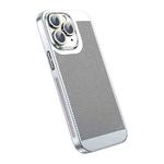 For iPhone 11 Pro Max Ice Sense Heat Dissipation Electroplating PC Phone Case(Silver)